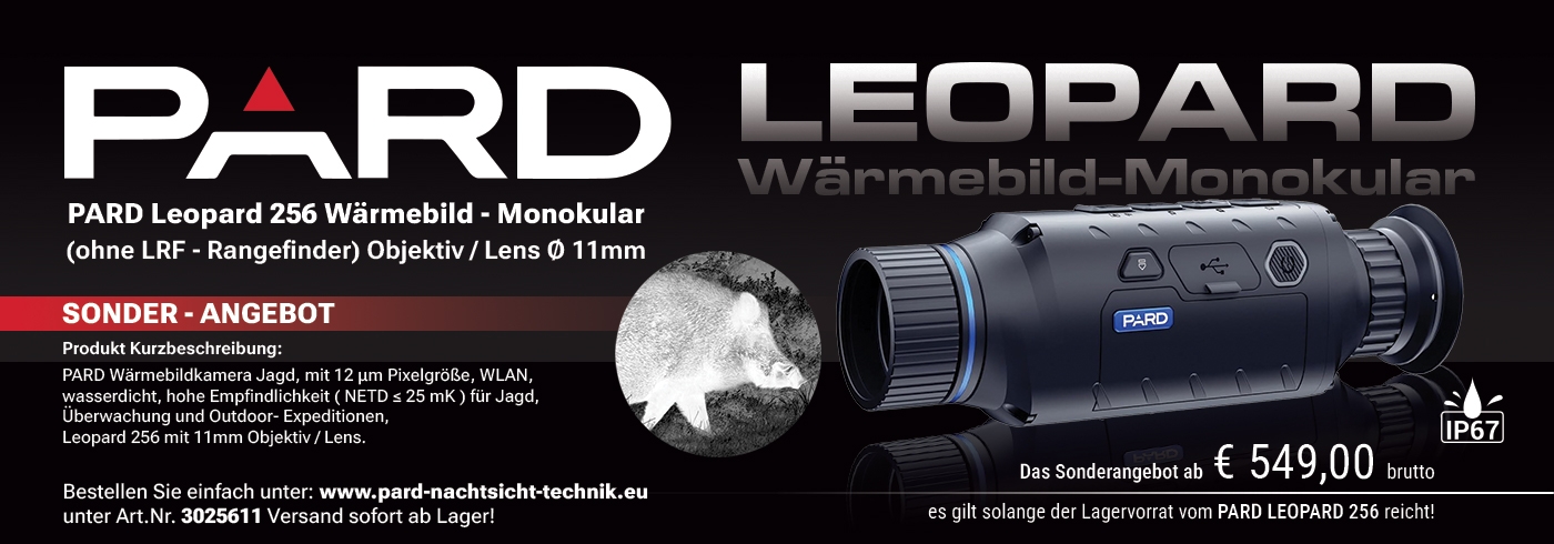 SONDER AKTION PARD LEOPARD 256/11mm