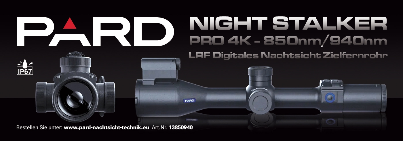 PARD Night Stalker 4K eX 70/ 100 mm Objektiv IR 850nm/940 nm - LRF- Range Finder