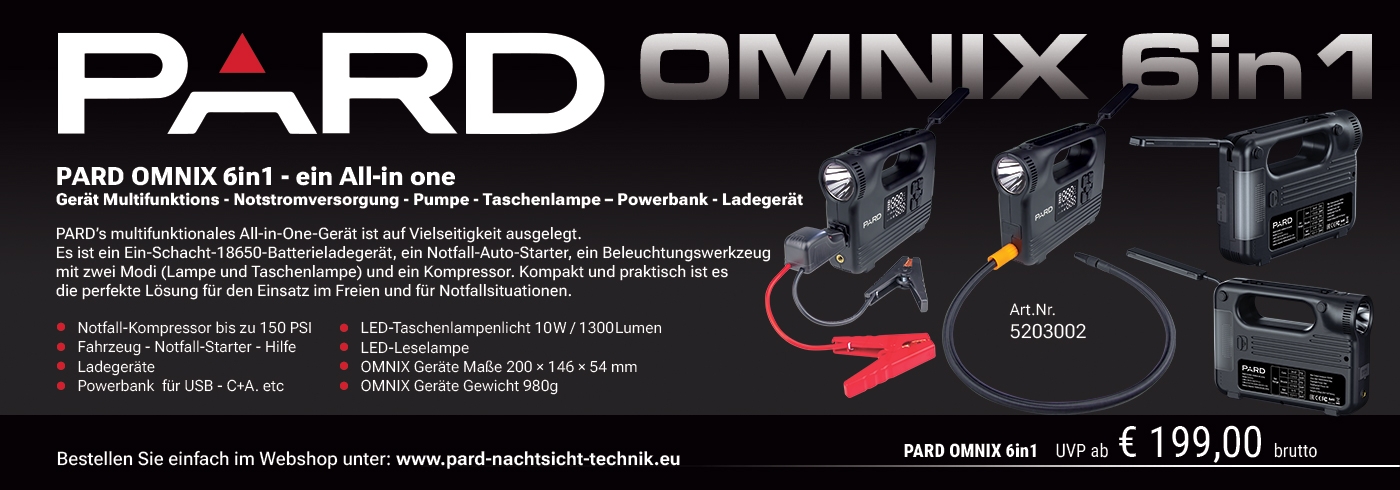PARD OMNIX All-in one Gerät _Multifunktionale Notstromversorgung
