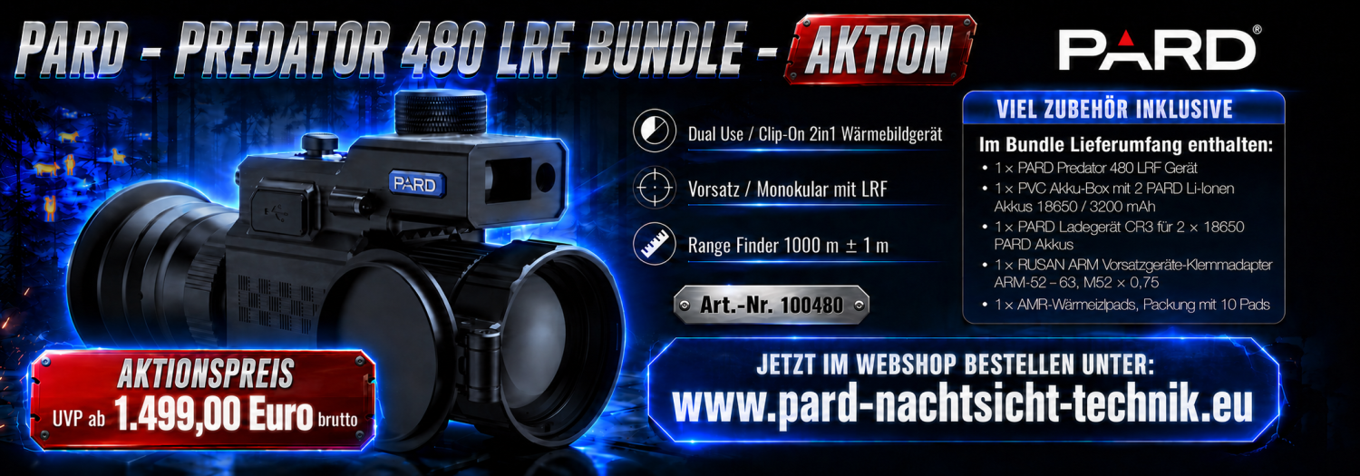 PARD - PREDATOR 480 LRF BUNDLE – AKTION