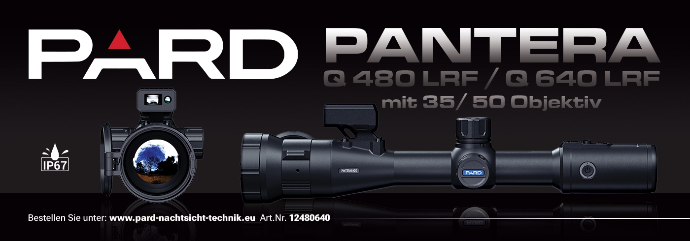 PARD PANTERA Q 480 LRF und Q 640 LRF Wärmebildz- Zielfernrohr