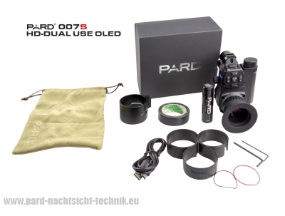 PARD NV-007S 850nm GERMAN EDITION HD- Dual-Use 16mm Linse Werksset mit Adapter 48mm Art.Nr.20210716