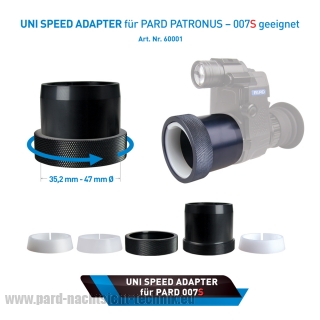 PARD 007S und PARD 007SP+PARD 007SP-LRF Universal SPEED Adapter Ø 35,2 mm-47mm
