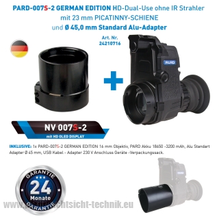 PARD-007S-2 HD-Dual-Use ohne IR Strahler mit 23 mm PICATINNY-SCHIENE /Geräte Aktionspreis nur für kurze Zeit !!!