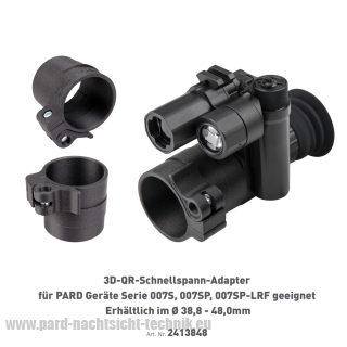 PARD-3D-QR-Schnellspann-Adapter für Geräte Serie 007S, 007SP, 007SP-LRF geeignet Art.Nr.2413848