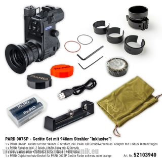 PARD NV007SP- Geräte Set mit 940nmStrahler “Inklusive“ siehe Zubehör !