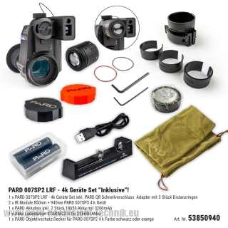 PARD NV007SP2-LRF-4K Geräte Set mit 850nm + 940nm IR-Modul “Inklusive“ siehe Zubehör !