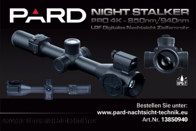 Night Stalker 4K eX Night Stalker4K-850nm/940nm- LRF Digitales Nachtsicht Zielfernrohr