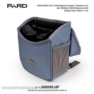 PARD Osprey 4K 2.0 Multispektral-Fernglas / Binokular 3in1 inkl. IR940nm 32GB SD-Karte mit LRF ( Range Finder 1000m/ +-1m )