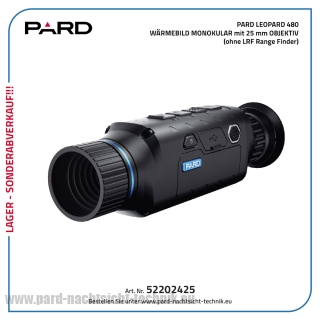 PARD LEOPARD 480 Wärmebildkamera / Monolular ohne LRF mit Objektiv Durchmesser von 25,0 mm – Lager – Abverkauf PARD LEOPARD 480 Wärmebildkamera / Monolular ohne LRF mit Objektiv Durchmesser von 25,0 mm – Lager – Abverkauf
