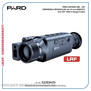 PARD LEOPARD 480 mit LRF Wärmebildkamera / Monokular mit LRF mit Objektiv Durchmesser von 25,0 mm – Lager – Abverkauf PARD LEOPARD 480 mit LRF Wärmebildkamera / Monokular mit LRF mit Objektiv Durchmesser von 25,0 mm – Lager – Abverkauf