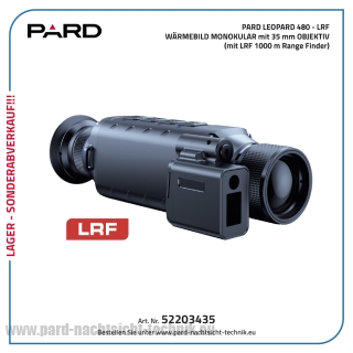 PARD LEOPARD 480 mit LRF Wärmebildkamera / Monokular mit LRF mit Objektiv Durchmesser von 35,0 mm – Lager – Abverkauf PARD LEOPARD 480 mit LRF Wärmebildkamera / Monokular mit LRF mit Objektiv Durchmesser von 35,0 mm – Lager – Abverkauf