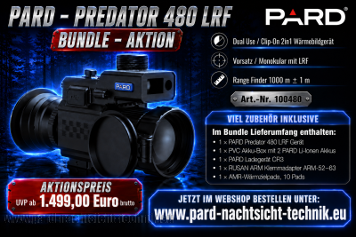 PARD - PREDATOR 480 LRF BUNDLE – AKTION