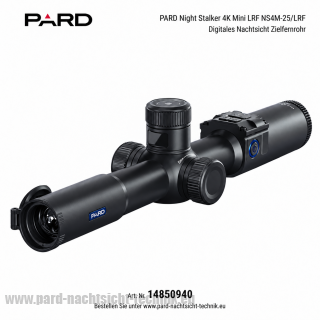 PARD Night Stalker 4K Mini LRF NS4M-25/LRF - Digitales Nachtsicht Zielfernrohr Art.Nr. 14850940