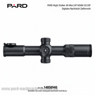PARD Night Stalker 4K Mini LRF NS4M-25/LRF - Digitales Nachtsicht Zielfernrohr Art.Nr. 14850940