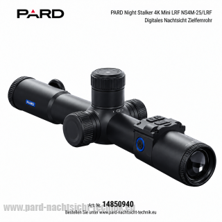 PARD Night Stalker 4K Mini LRF NS4M-25/LRF - Digitales Nachtsicht Zielfernrohr Art.Nr. 14850940