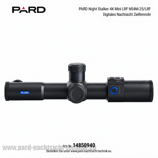 PARD Night Stalker 4K Mini LRF NS4M-25/LRF - Digitales Nachtsicht Zielfernrohr Art.Nr. 14850940