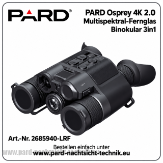 IR3- Modul – 940nm Restlichtverstärker – Strahler Fokussierbar für PARD OSPREY 4K 2.0 Binokular Geräte