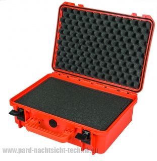 PARD - Hartschalen- Koffer Modell II orange IP67-zertifiziert (4,5 Liter) mit teilbarer Schaumstoffeinlage Art. Nr. 201902
