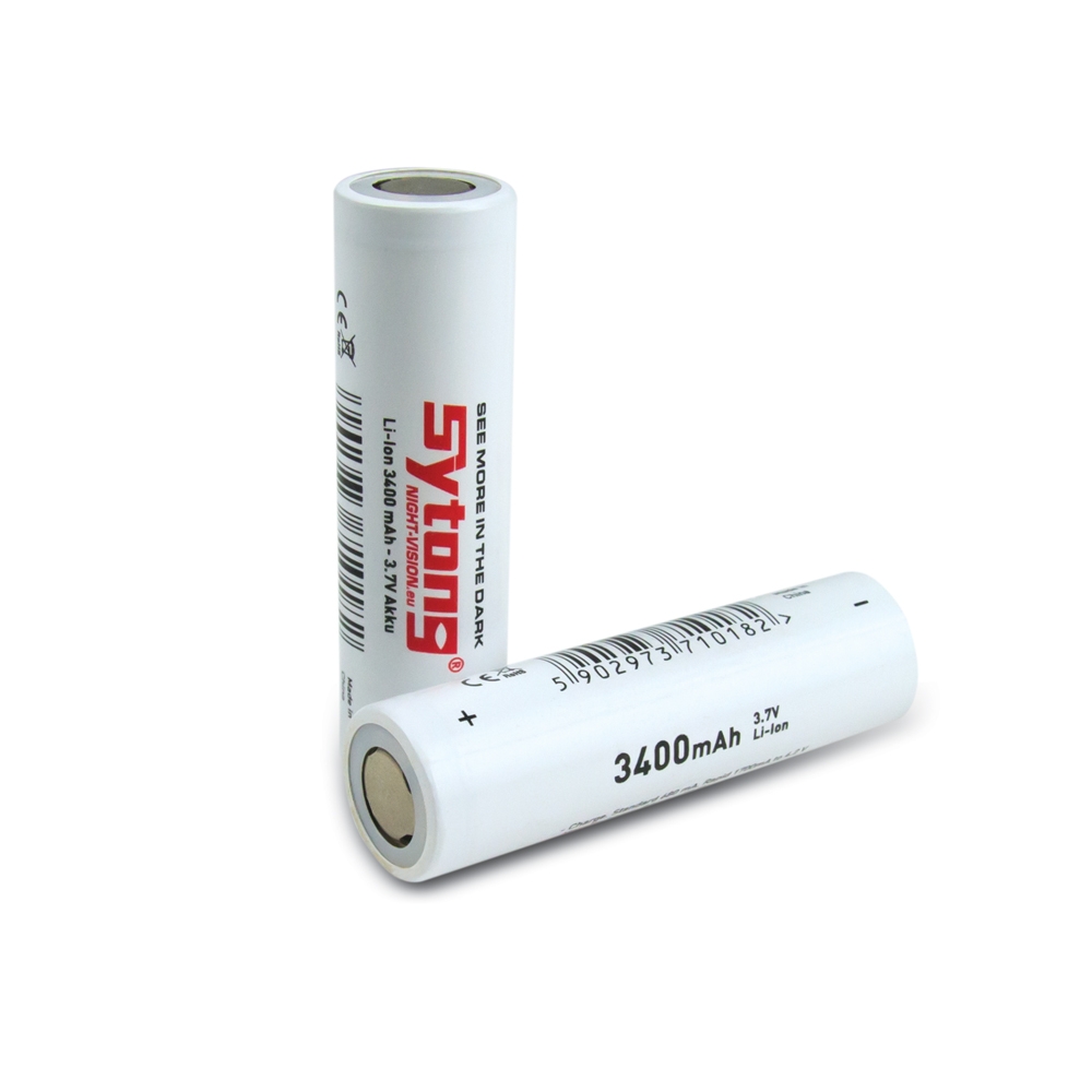 LI-ION- AKKU 18650 SYTONG NIGHT VISION PREMIUM AKKU mit 3400 mAh/PCB geschützt Art.Nr.25007