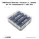 PARD Original 18650 Akku - Viererpack 3,7V / 3200mAh inkl. PVC-Sicherheitsbox für 4 x 18650 Akku