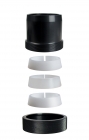 SPEED - ADAPTER- PVC-DISTANZRINGE - 3SET - PVC Ø 35.2- 47,0 mm   für PARD 007 / 007A / 007V Art.Nr.140004