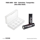 AKKU -BOX Universal transparent / Aufbewahrung von 2 Stück 18650 Akku Zellen AKKU -BOX Universal transparent / Aufbewahrung von 2 Stück 18650 Akku Zellen